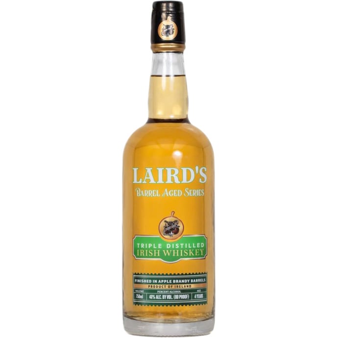 Laird's Irish Whiskey Finished in Apple Brandy Barrels