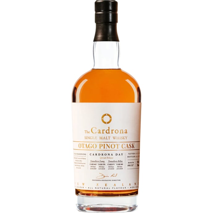 Cardrona Day Otago Pinot Noir Cask Aged New Zealand Single Malt
