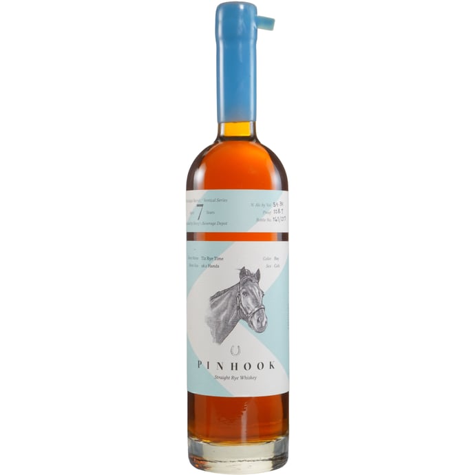 Pinhook Vertical Series 7 Year Rye Single Barrel # 3350 Binny's Handpicked