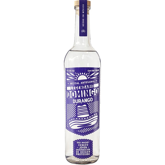 Mezcal Legendario Domingo Cenizo Durango