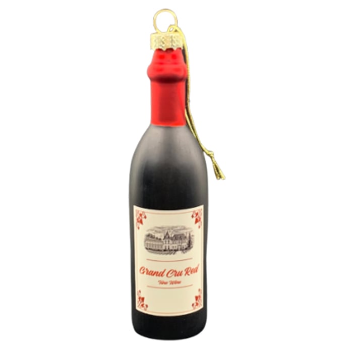 Tri Connect Red Wine Ornament