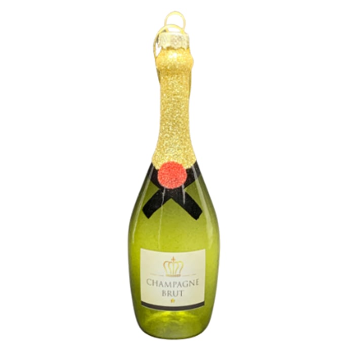 Tri Connect Champagne Ornament