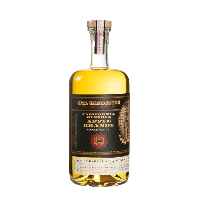 St. George Apple Brandy Single Barrel # A006-154 Binny's Handpicked