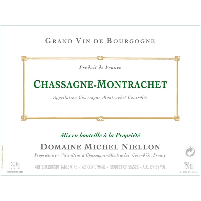 Michel Niellon Chassagne Montrachet 2021