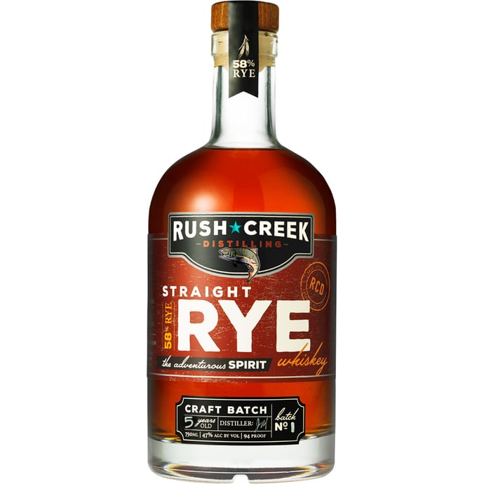 Rush Creek Distilling Rye Whiskey
