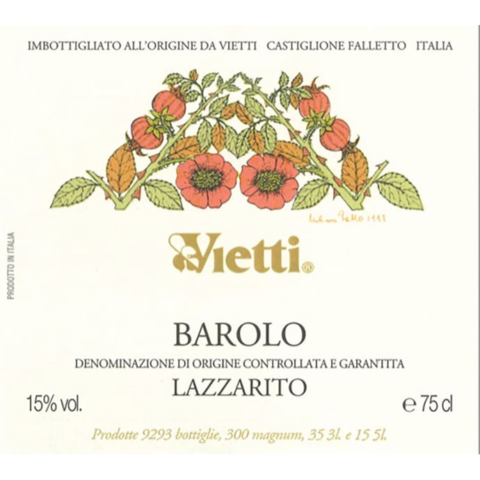 Vietti Barolo Lazzarito 2019