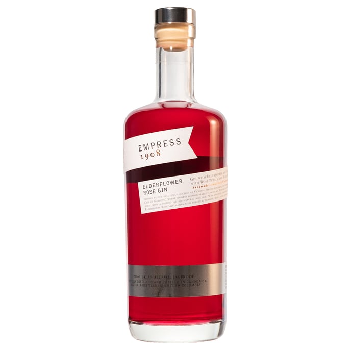 Empress 1908 Elderflower Rose Gin