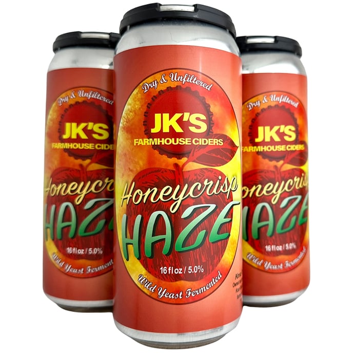 JK's Farmhouse Ciders Honey Crisp Haze