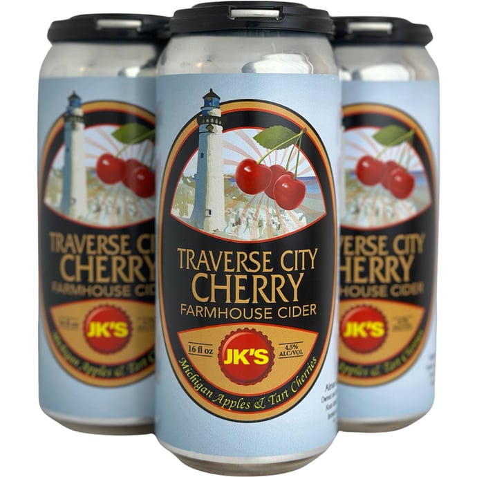 JK's Farmhouse Ciders Traverse City Cherry