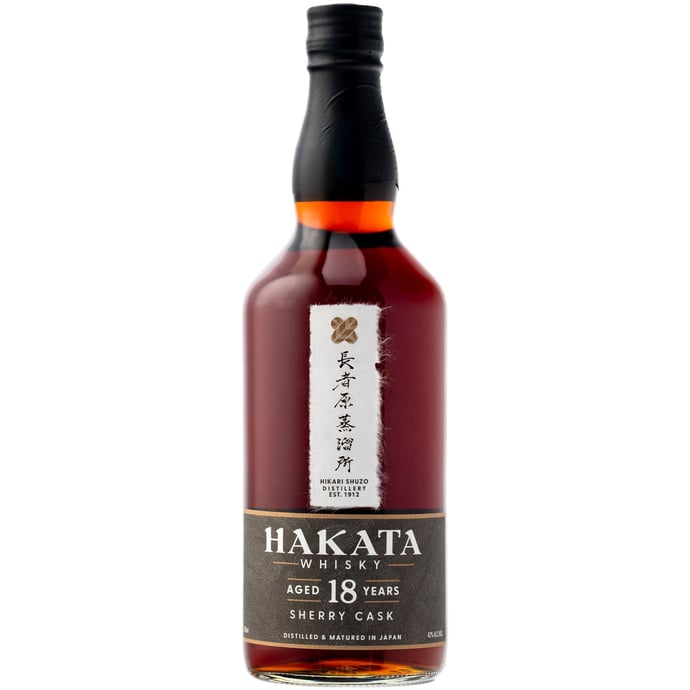 Hakata Whisky 18 year old Sherry Cask Koji Fermented Malt Whisky