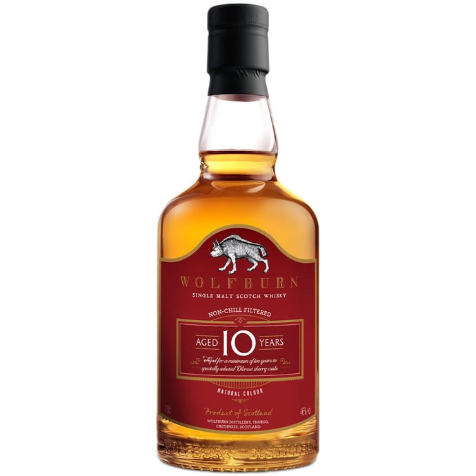 Wolfburn 10 year old Highland Single Malt Scotch