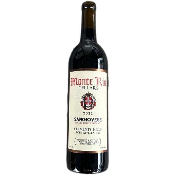 Monte Rio Cellars Sangiovese 2022