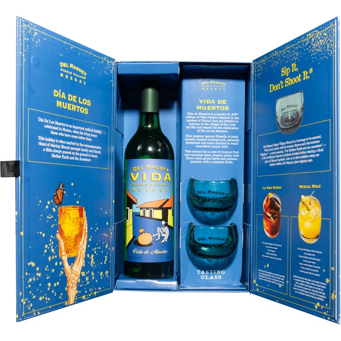 Del Maguey Vida De Muertos Mezcal Gift Set