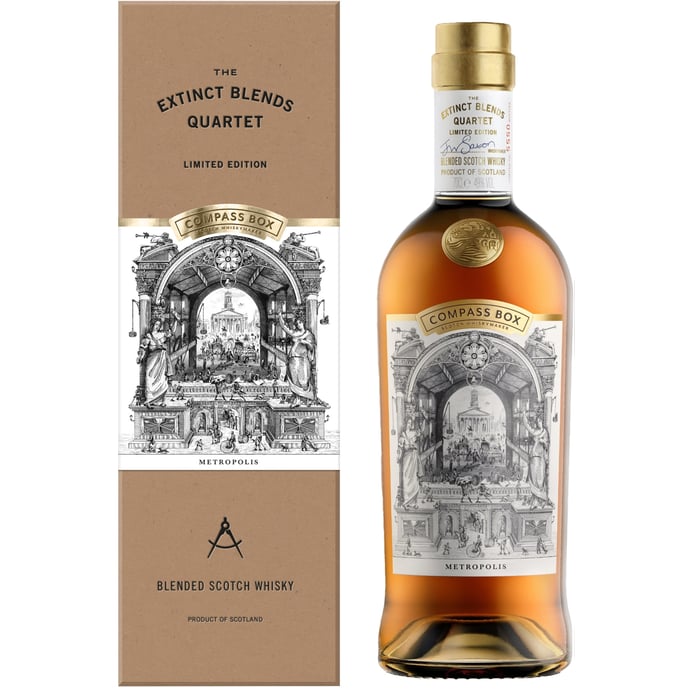 Compass Box Metropolis Extinct Blends Quartet 3rd Limited Release