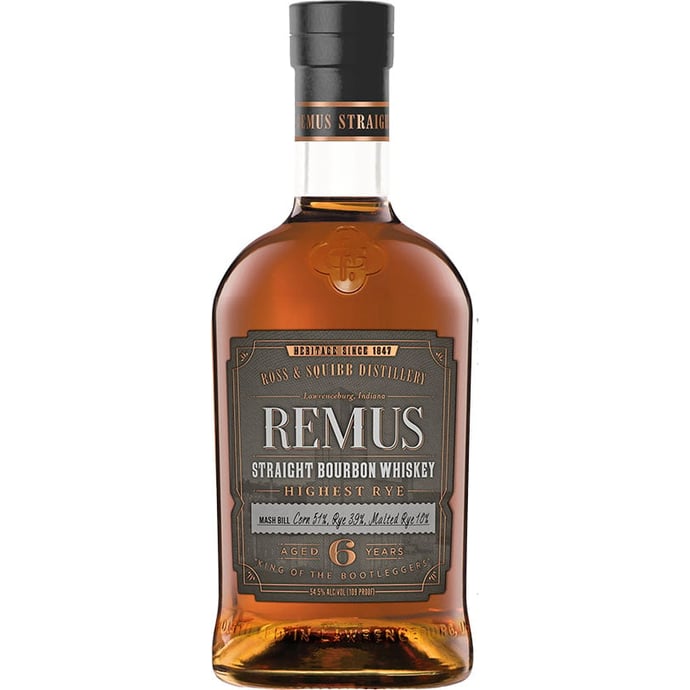 George Remus 6 year old Highest Rye Bourbon 51% Corn 39% Rye 10% Malted Rye