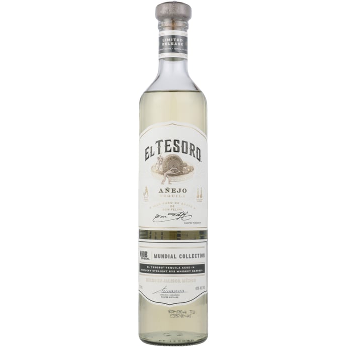 El Tesoro Anejo Mundial Edition From Knob Creek Rye Cask