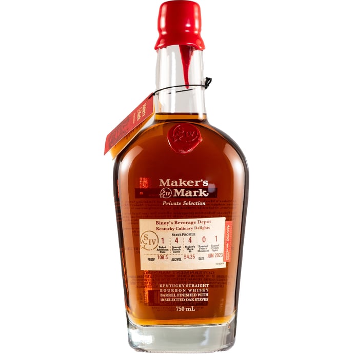 Maker's Mark Private Select Kentucky Culinary Delights 1 P2 4 Cu 4 46 1 Sp Binny's Handpicked