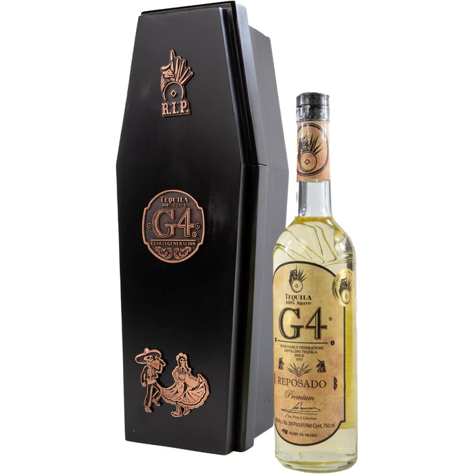 G4 Reposado Fermentada de Madera Tequila por Dia los Muertes 2024