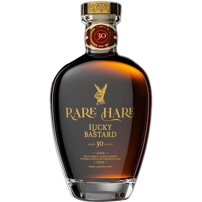 Rare Hare Lucky Bastard 30 year old Canadian Whisky Finished in Pineau des Charentes