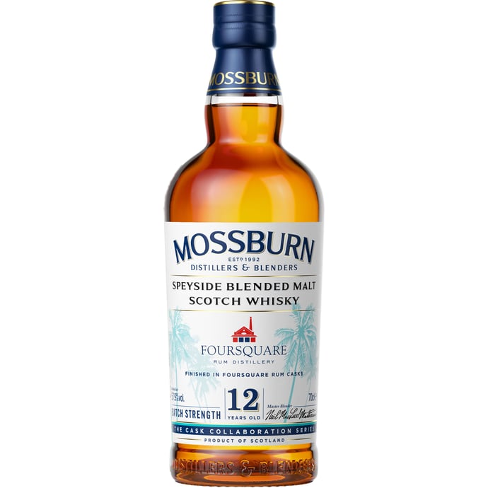 Mossburn 12 year old Speyside Blended Malt Finshed in Foursquare Rum Cask