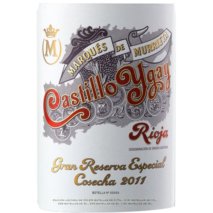 Marques de Murrieta Castillo Ygay Gran Reserva Especial 2011