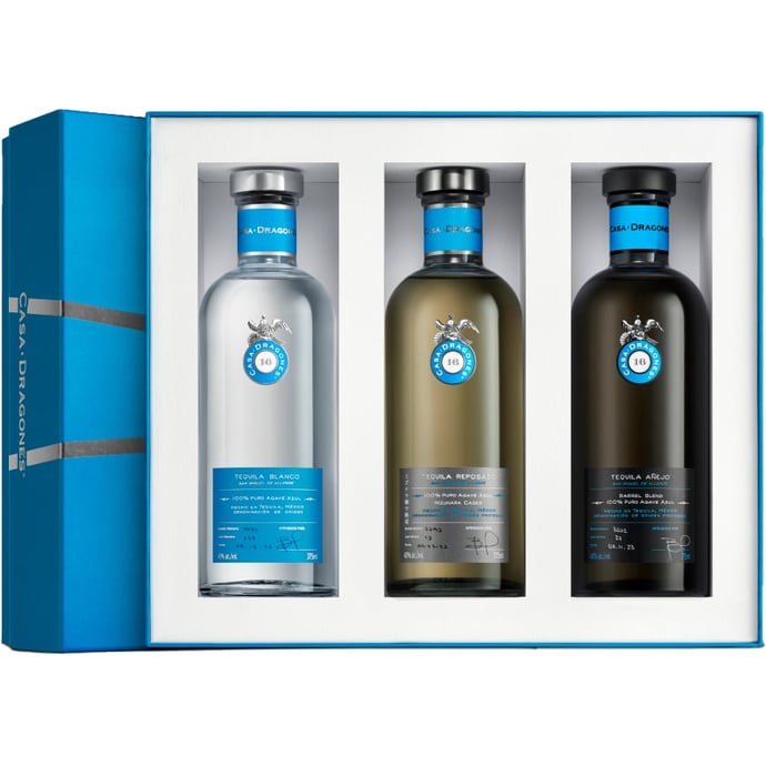 Casa Dragones Variety 3 Pack with Blanco Reposado and Anejo