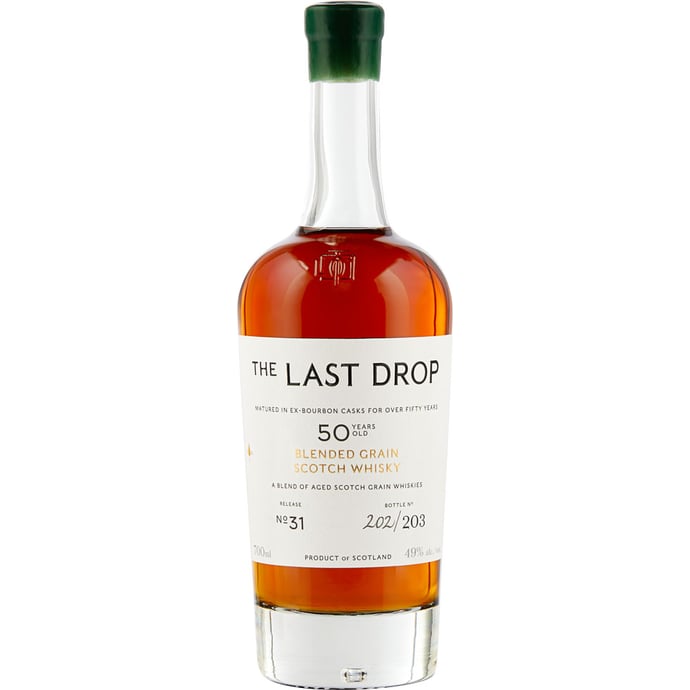 The Last Drop 50 year old Blended Grain Whisky 31st Limited Release 2023