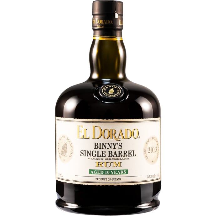 El Dorado 10 year old Single Barrel 032/2023 Binny's Handpicked from Coffey Savalle and Wooden Pot Stills