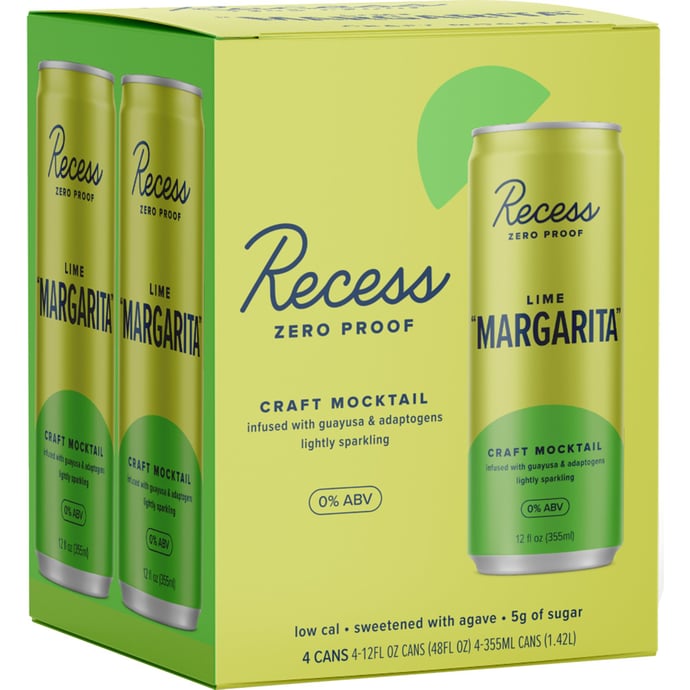 Recess Zero Proof Lime Margarita 4pk