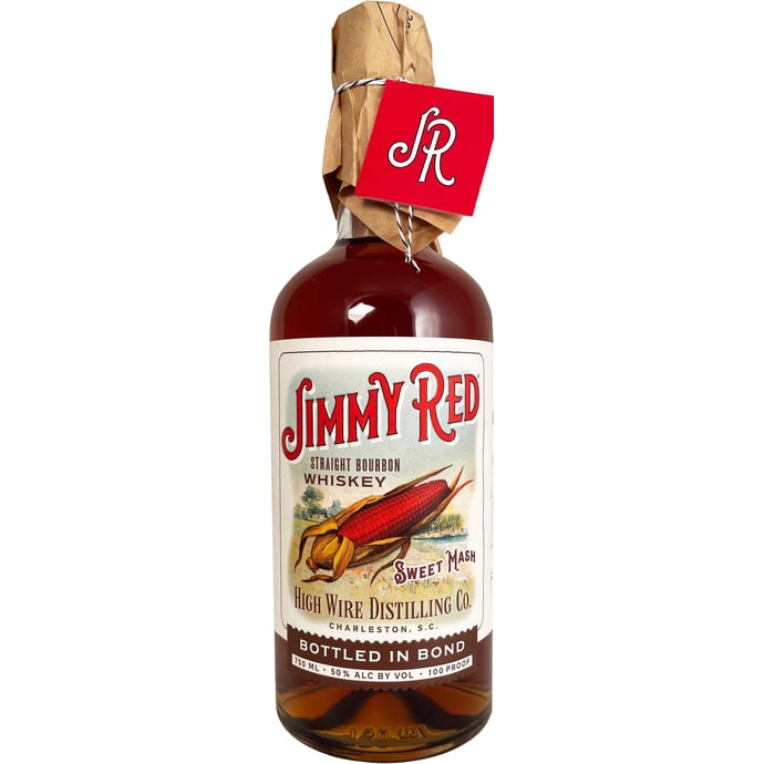 High Wire Distilling Jimmy Red Bourbon Bottled in Bond