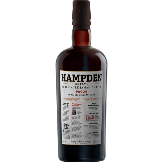 la Maison & Velier Hampden Estate Pagos 100% ex Sherry Cask Old Single Jamaican Rum
