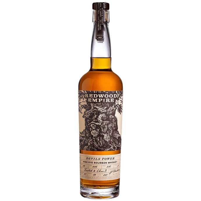 Redwood Empire Devil's Tower High Rye Bourbon Batch 001