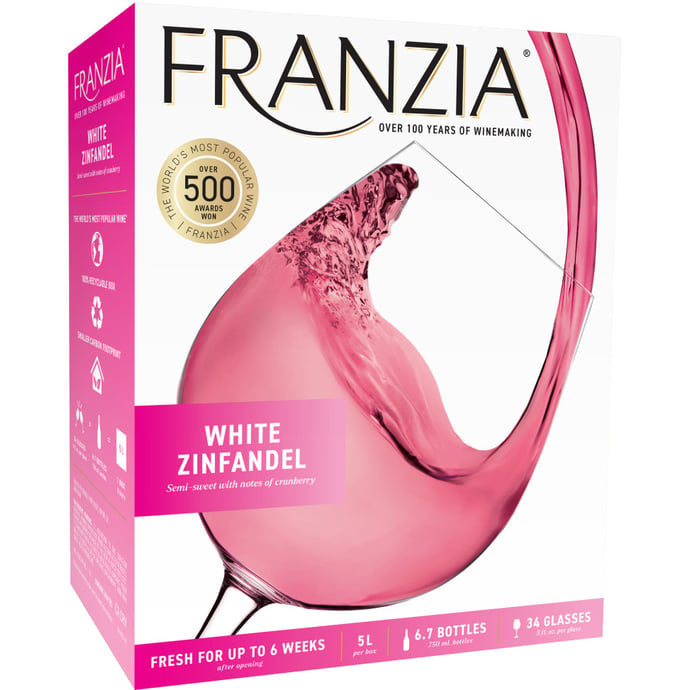 Franzia White Zinfandel Box