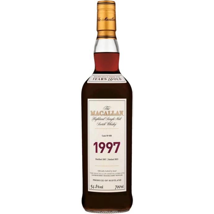 Macallan Fine & Rare Cask # 498 2023 Release 1997