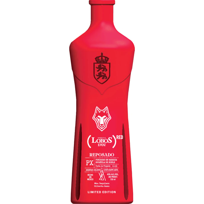 Lobos 1707 Red Reposado Tequila Limited Edition Bottle