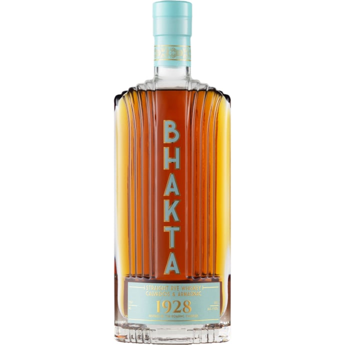 Bhakta 1928 Straight Rye Whiskey Blended with Calvados and Armagnac