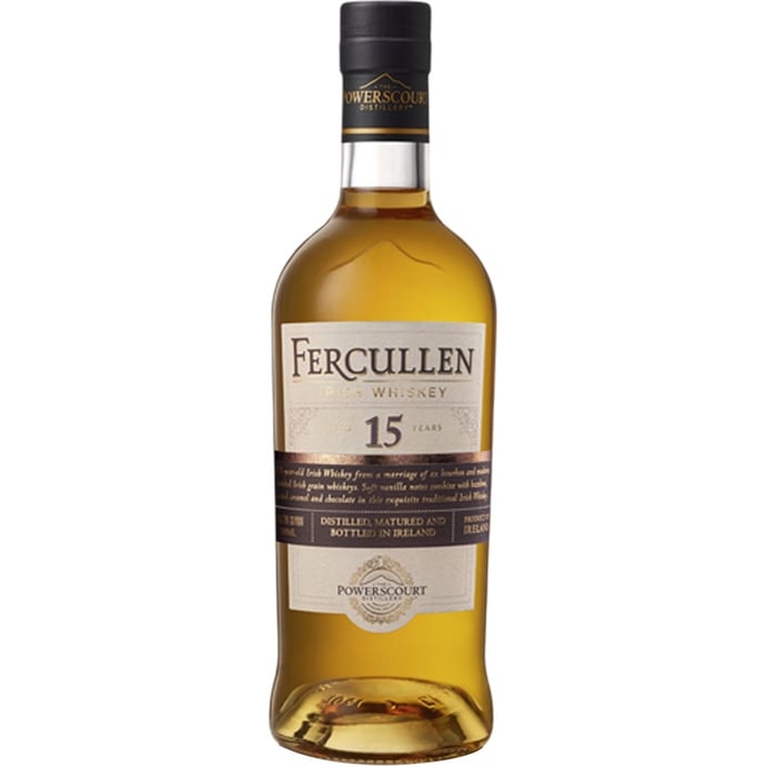 Powerscourt Distillery Fercullen Falls 15 year old Blended Irish Whiskey