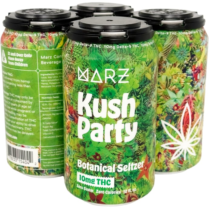 Marz THC Seltzer Kush Party 10MG