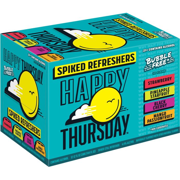 Happy Thursday Spiked Refresher Variety Pack