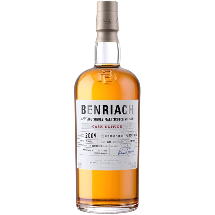 BenRiach Cask Edition 10 year old Oloroso Sherry Puncheon # 4507 2009