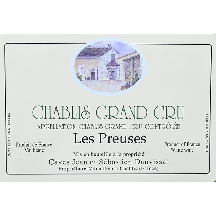 Jean & Sebastien Dauvissat Chablis Les Preuses 2020