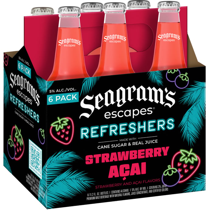 Seagram's Escapes Refreshers Strawberry Acai
