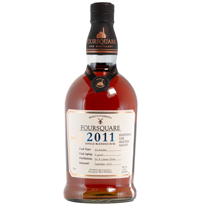 Foursquare Rum Distillery 12 year old Single Blended Rum Exceptional Cask Selection Mark XXIV 2011