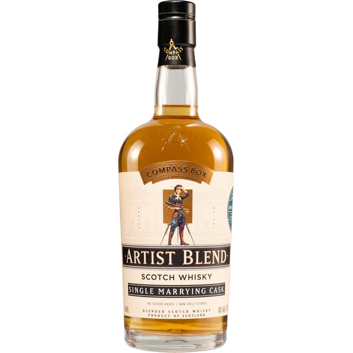 Compass Box Artist's Blend ex Linkwood Distillery Palo Cortado Sherry Butt Marrying Cask Binny's Handpicked