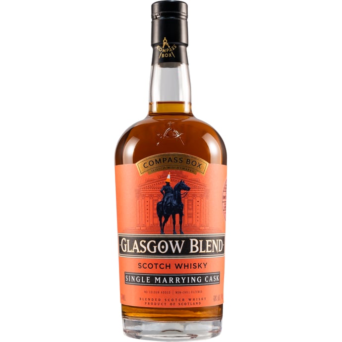 Compass Box Glasgow Blend ex Clynelish Distillery American Bourbon Barrel Marrying Cask Binny's Handpicked