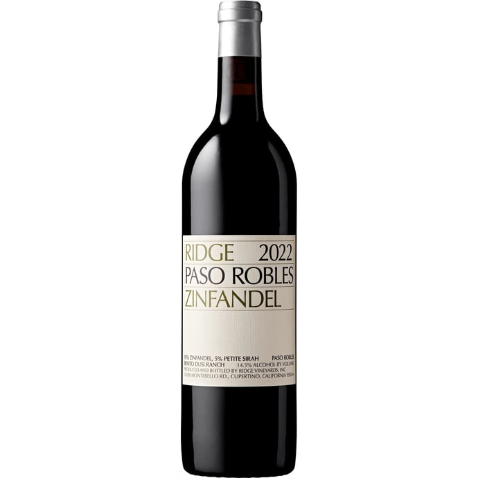 Ridge Vineyards Zinfandel Paso Robles 2022