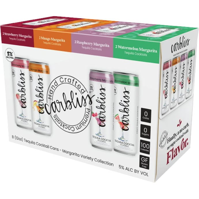 Carbliss Margarita Variety 8 Pack Cans