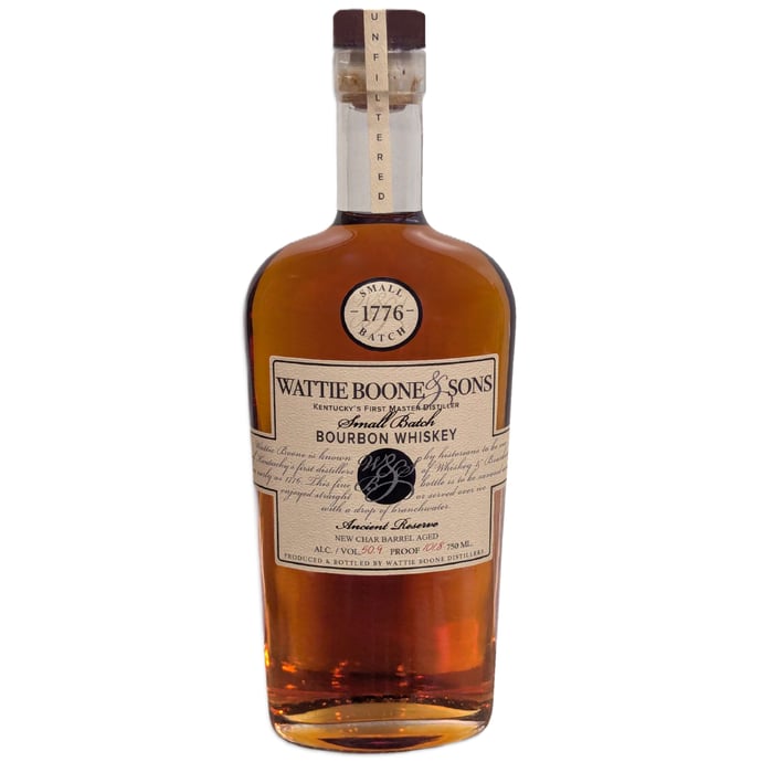 Wattie Boone & Sons 1776 Small Batch Bourbon Whiskey