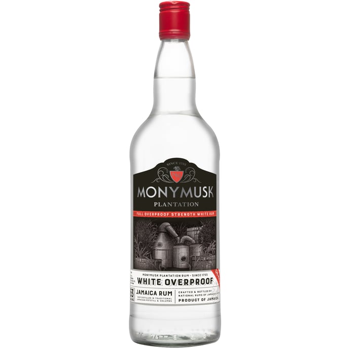 Monymusk Plantation White Rum Overproof