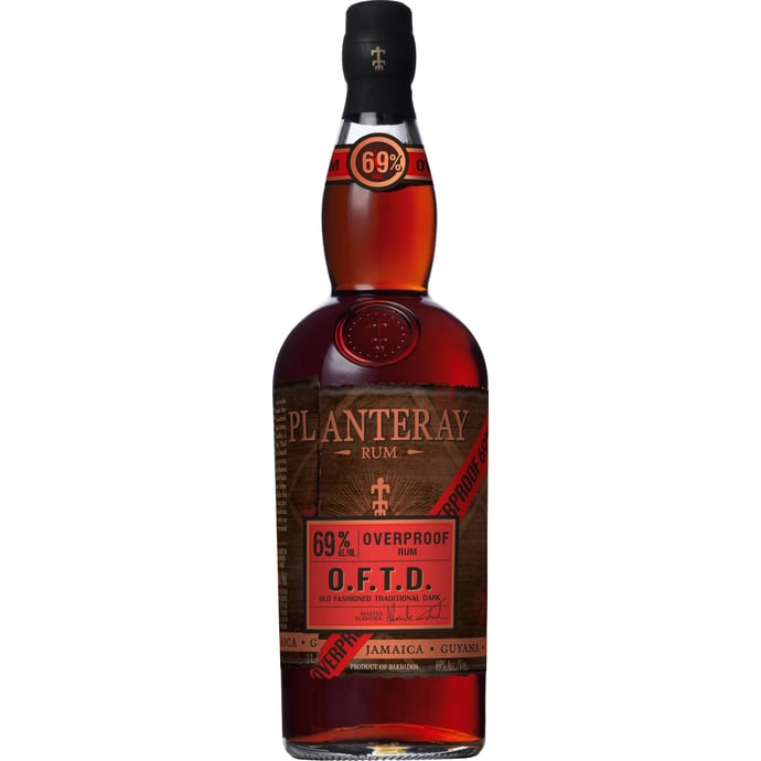 Planteray OverProof Old Fashioned Traditional Dark Rum